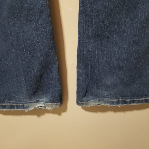 Maurices Mollie Flare Distressed Jeans 17/18 Regular - Picture 7 of 9